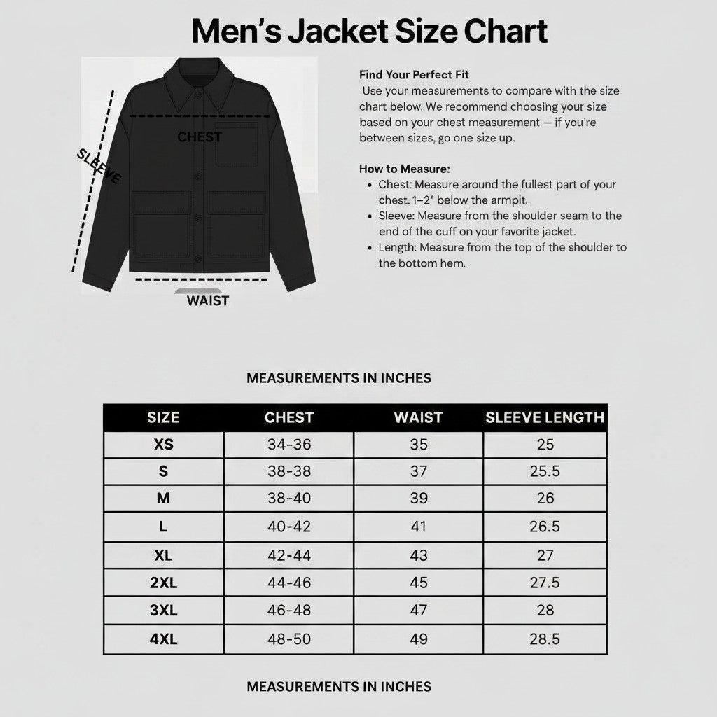 Men's Black Fringe Leather Biker Jacket