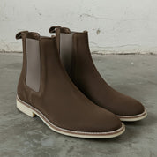 Men's Brown Suede Chelsea Boots
