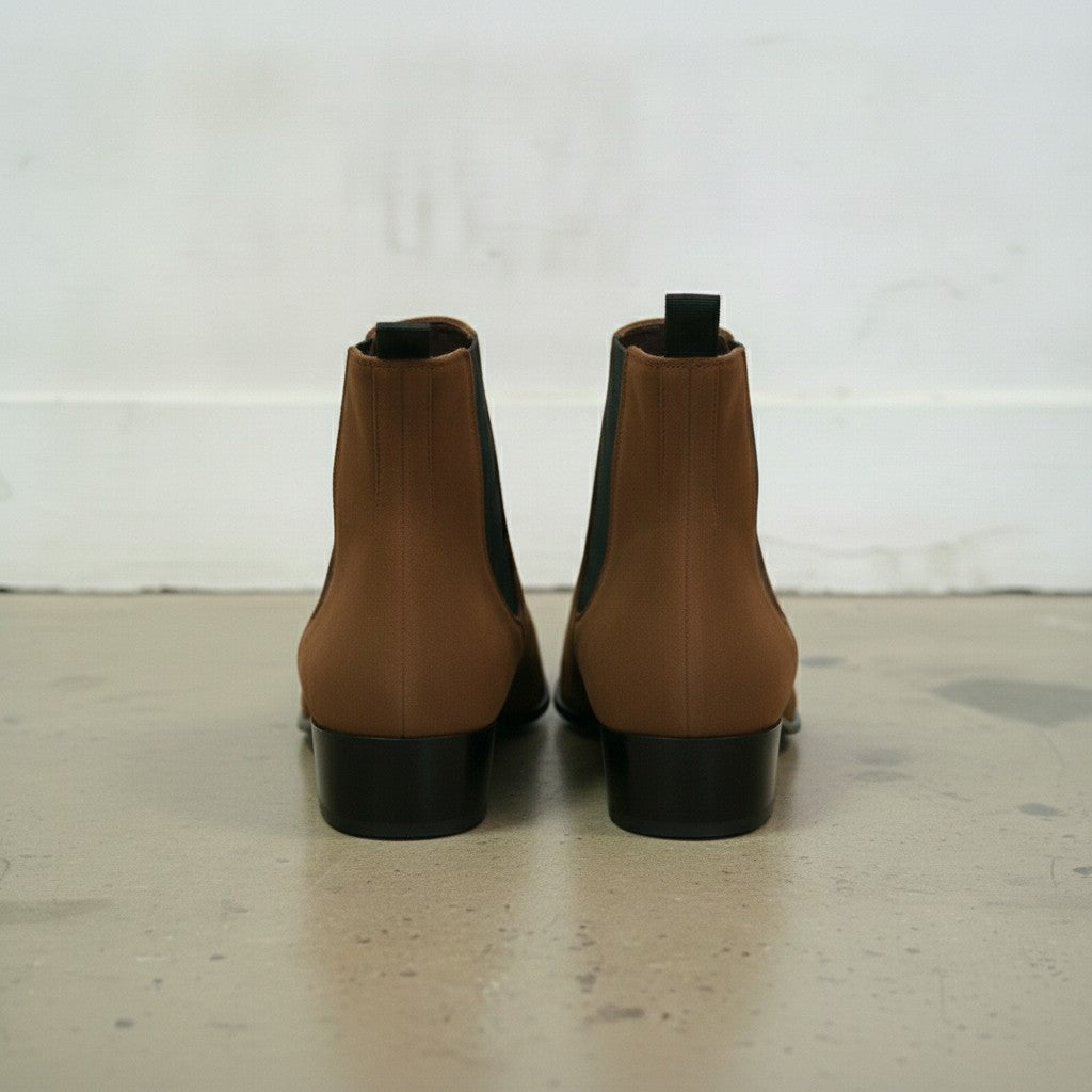 Men's Brown Suede Chelsea Boots