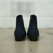 Men's Navy Blue Suede Chelsea Boots