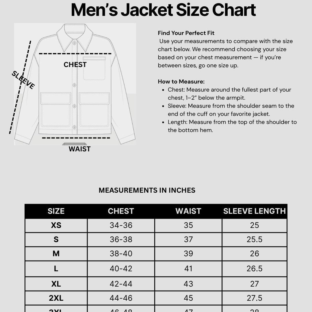 Men's Black Slim Fit Leather Biker Jacket