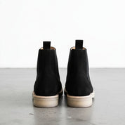 Men's Black Suede Chelsea Boots