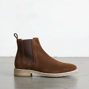Men's Brown Suede Chelsea Boots