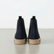 Men's Navy Blue Suede Chelsea Boots