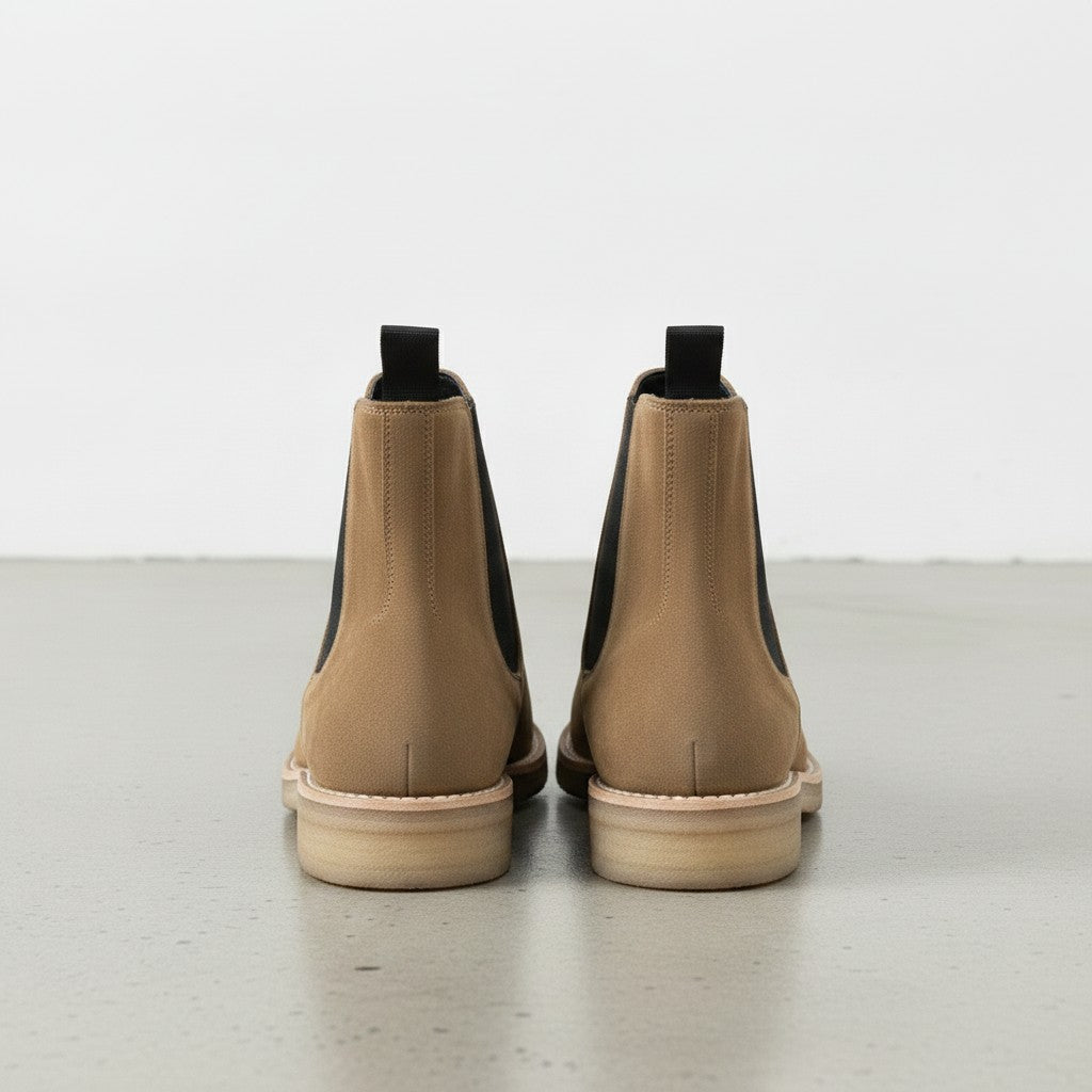 Men's Tan Suede Chelsea Boots