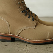 Men's Tan Plain-Toe Suede Ankle Boots