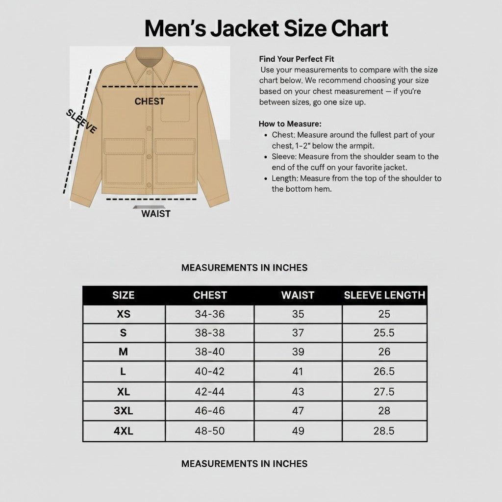 Men's Tan Embroidered Studded Leather Biker Jacket