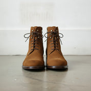 Men's Brown Wingtip Suede Ankle Boots
