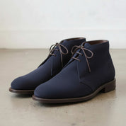 Men's Navy Blue Suede Chukka Boots
