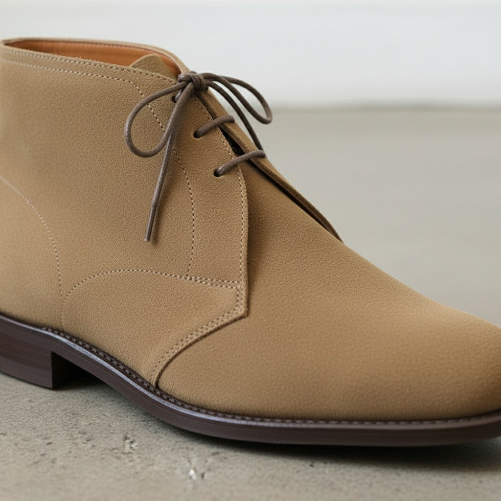 Men's Tan Suede Chukka Boots