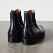 Men's Black Leather Chelsea Boots