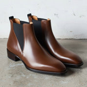 Men's Brown Leather Chelsea Boots
