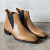 Men's Tan Leather Chelsea Boots