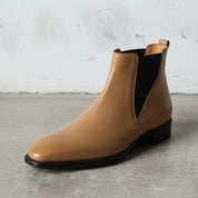 Men's Tan Leather Chelsea Boots