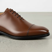 Men's Brown Leather Oxfords