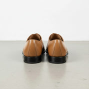Men's Tan Leather Oxfords
