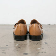 Men's Tan Leather Monks