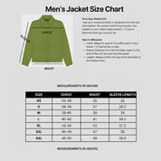 Men's Olive Green Suede Trucker Jacket