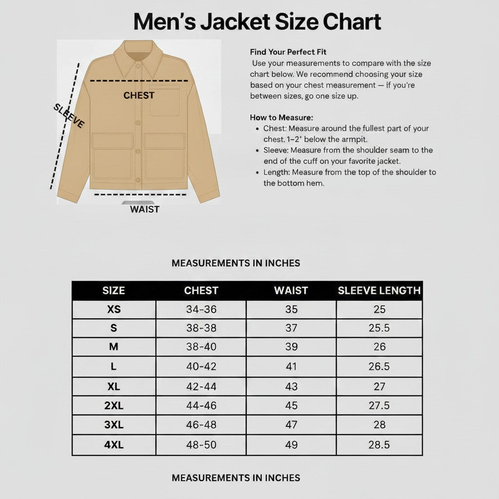 Men's Tan Suede Field Jacket