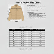 Men's Tan Studded Leather Biker Jacket