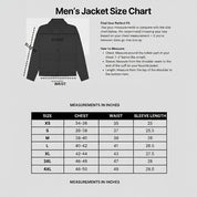 Men's Black Leather Biker Jacket — Burgess