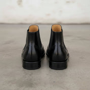 Men's Black Wingtip Leather Chelsea Boots — Fryer — Fryer