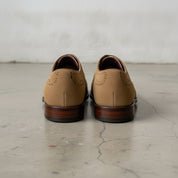Men's Tan Cap-Toe Suede Oxfords — Boulter