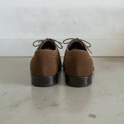 Men's Brown Cap-Toe Suede Oxfords — Humber