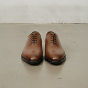 Men's Brown Plain-Toe Leather Oxfords — Norton