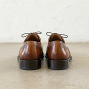 Men's Brown Wingtip Leather Oxfords — Blamey — Blamey