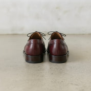 Men's Burgundy Wingtip Leather Oxfords — Blamey