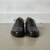 Men's Black Wingtip Leather Oxfords — Ardsley — Ardsley