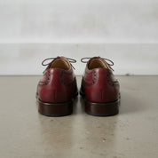 Men's Burgundy Wingtip Leather Oxfords — Ardsley — Ardsley