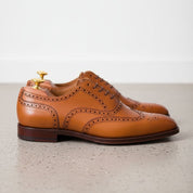 Men's Tan Wingtip Leather Oxfords — Dingley — Dingley