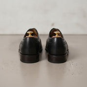 Men's Black Wingtip Leather Oxfords — Dingley