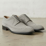 Light Gray Wingtip Suede Derby — Hobart — Hobart — Hobart