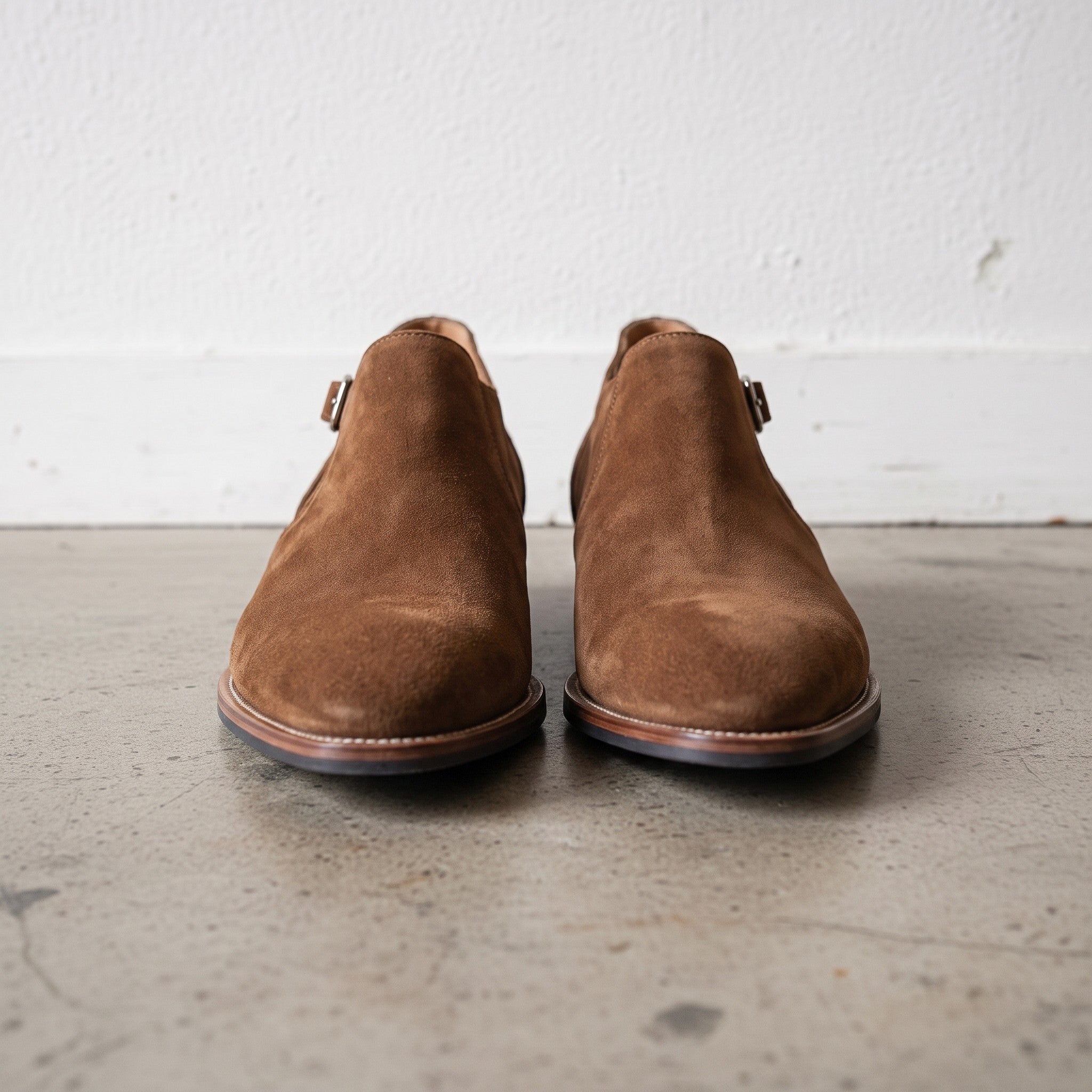 Men's Brown Suede Chelsea Boots — Wickham