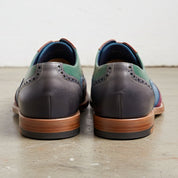 Men's Multicolor Wingtip Leather Brogue Oxfords — Strachan