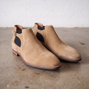 Men's Tan Suede Chelsea Boots — Wickham — Wickham
