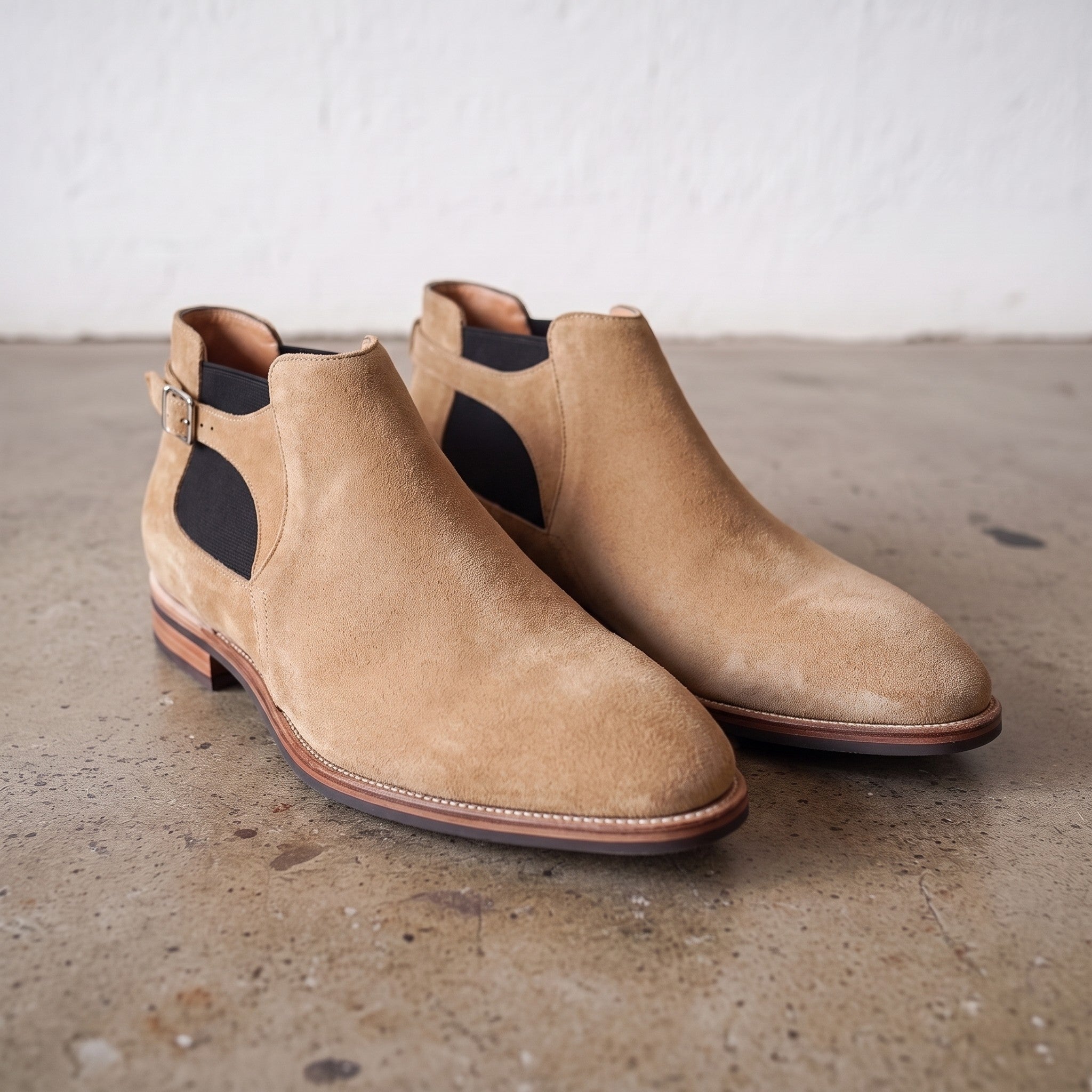 Men's Tan Suede Chelsea Boots — Wickham — Wickham