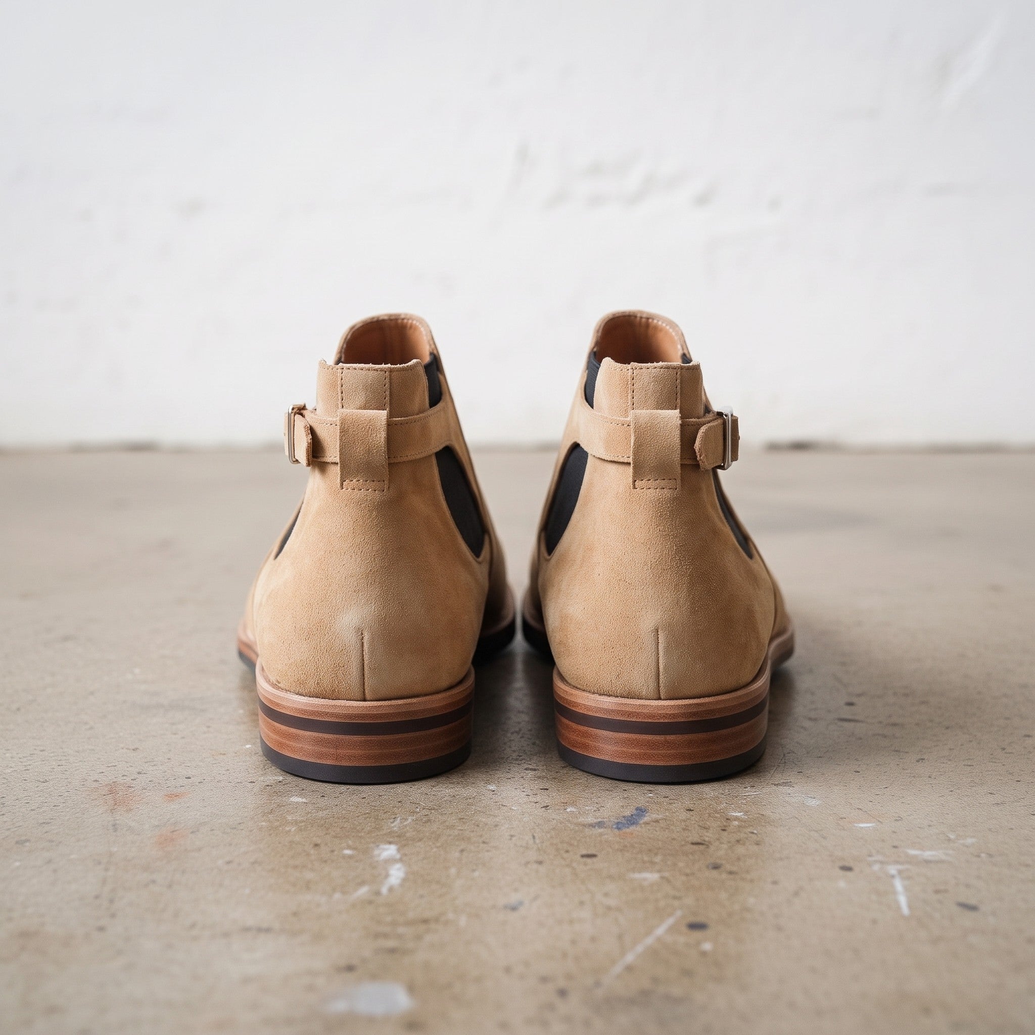 Men's Tan Suede Chelsea Boots — Wickham — Wickham