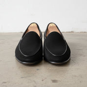 Men's Black Suede Penny Loafers — Risley — Risley