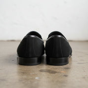 Men's Black Suede Penny Loafers — Risley — Risley