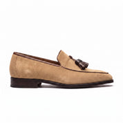 Men's Tan Suede Tassel Loafers — Bilsdale — Bilsdale