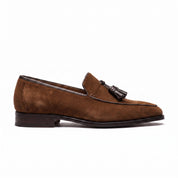 Men's Brown Suede Tassel Loafers — Bilsdale — Bilsdale