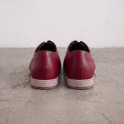 Men's Burgundy Wingtip Leather Oxfords — Herford
