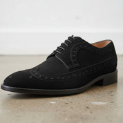 Black Wingtip Suede Derby — Hobart — Hobart