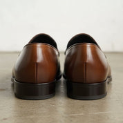 Men's Brown Leather Tassel Loafers — Eastbury