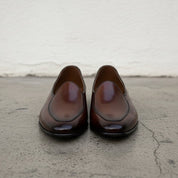 Men's Brown Leather Penny Loafers — Blakely