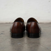 Men's Brown Leather Penny Loafers — Blakely